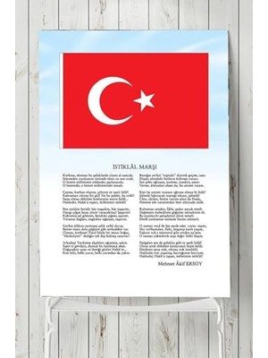 Mey İthalat (PSTER5075) Istiklal Marşı Posteri 2 (60X90 Cm)