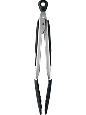 Mey İthalat Good Grips Sabitlenebilir Gıda Maşası; Silikon Uçlu, 23 cm