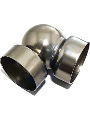 Mey İthalat Boş Küre Dirsek Bronz 50 mm 4'lü Paket