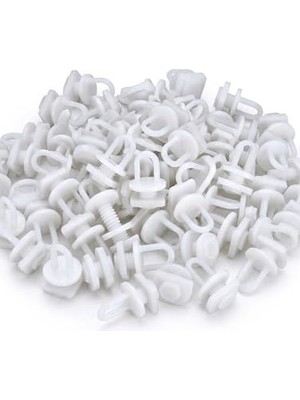 Mey İthalat Perde Durdurma Aparatı ve Korniş Sonlama Düğmesi, Plastik, 20 Adet