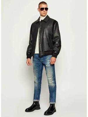 Hugo Siyah Erkek Regular Fit Deri Mont 50546482_LEWICK