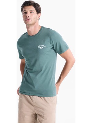 Dockers Yeşil Erkek Slim Fit T-Shirt A1103-0347