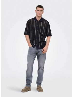 Only & Sons Açık Gri Erkek Pamuklu Denim Pantolon 22037007 Onsweft Jax  Taı Dnm Noos