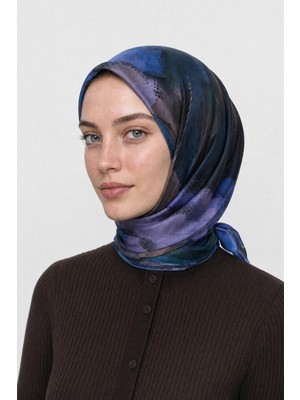Mooncorn Ruby Desen Organik Eşarp