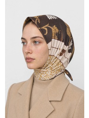 Mooncorn Veil Desen Organik Eşarp