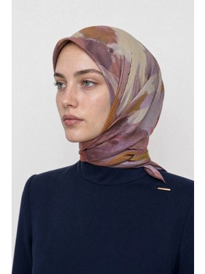 Mooncorn Ruby Desen Organik Eşarp