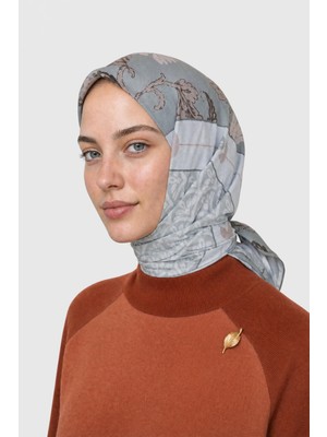 Mooncorn Veil Desen Organik Eşarp