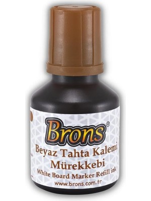 Kahverengi Yazı Tahta Kalem Mürekkebi 30 ml 1 Adet Brons Tahta Kalemi Mürekkebi 1 Adet