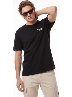 National Geographic Siyah Erkek T-Shirt N6WM-TST4055