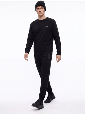 National Geographic N6WM-EA4327 Siyah Erkek Sweatpant
