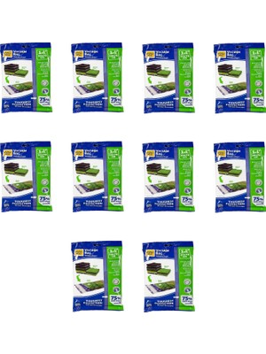 Magic Saver Bag Vakumlu Giyisi Yastık Yorgan Saklama Torbası Poşeti Hurç - Xl - 50X70 Cm. -10 Adet