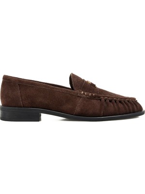 Vince Camuto Kahverengi Kadın Loafer Medallıon-Maben-Suet