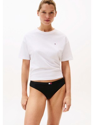 Tommy Hilfiger Siyah Kadın Tanga UW0UW061390XK