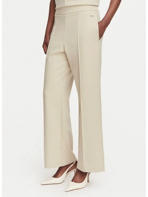 Calvin Klein Ekru Kadın Pantolon LV044G210G2F2