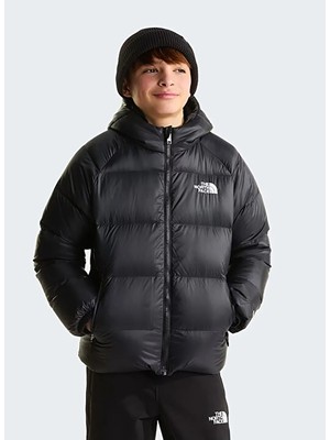 The North Face Siyah Erkek Çocuk Fermuarlı Mont NF0A8H3RJK31-B Hydrenalıte Jacket
