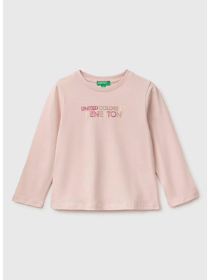 United Colors Of Benetton Pembe Kız Çocuk T-Shirt 226A3ATNG10NI08Q-KK_T-SHIRT