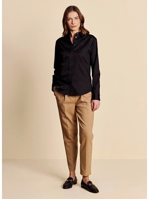 Brooks Brothers Açık Kahve Kadın Pantolon BBFW26FPT013