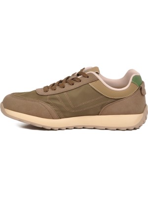 Voyager Haki Hafızalı Taban Erkek Bağcıklı Sneaker Hafif Rahat Günlük Ayakkabı E144 M