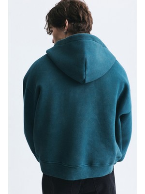 Vamos Boxy Fit Metal Klips Kapama Sweatshirt
