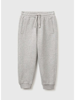 United Colors Of Benetton Gri Erkek Çocuk Sweatpant 226A3J70GF05J501-EK_EŞOFMAN Altı