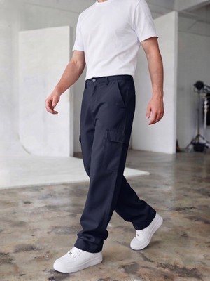 Wkm Erkek Gabardin Regular Fit Kargo Pantolon