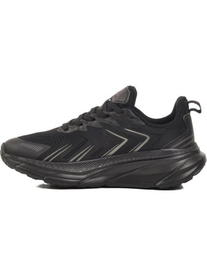 Hammer Jack Siyah-Kırmızı Fileli Bağcıklı Hava Alan Rahat Tabanlı Unisex Yürüyüş ve Spor Ayakkabı Moscato 101 25068 G