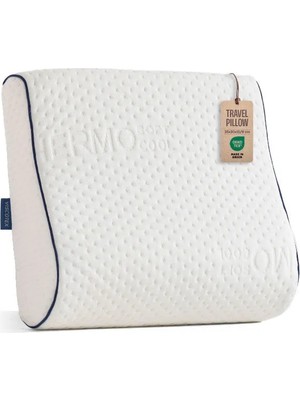 Viscotex Visco Boyun Destekli Ortopedik Seyahat Yastığı, 35 X 30 X 10/8 cm, Beyaz