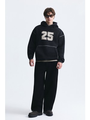 Vamos Baskılı Oversize Sweatshirt