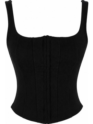 Trender 11054 Siyah Kadın Bluz 27KLN2000067