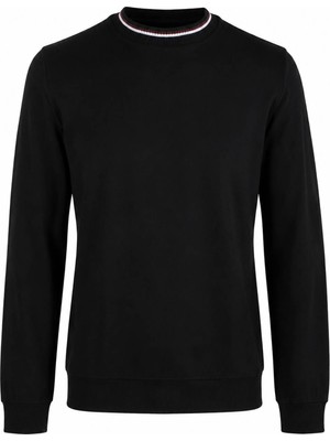 Trender Triko Ribana Siyah Erkek Sweatshirt 2001