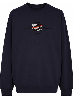 Trender You Can O Yaka Füme Erkek Sweatshirt 27KDT1000005