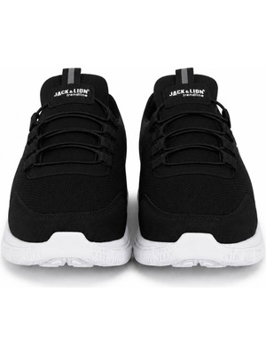 Trender Jack Lion Siyah - Beyaz Erkek Sneaker 308