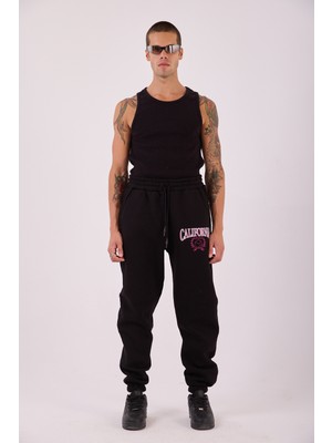 Erkek Siyah Calıfornıa Jogger Pantolon