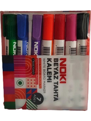 Noki 7 Renkli Beyaz Tahta Kalemi Seti BD1119896
