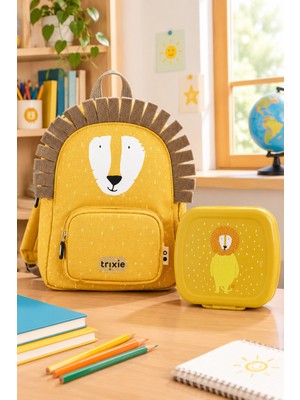 Trixie Mr.lion Anaokul Çantası 2'li Set (Çanta ve Yemek Kabı) 93-06-213