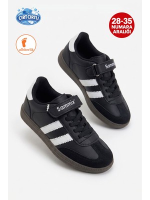 Albishoes Unisex Kız Erkek Çocuk Cırt Cırtlı Rahat Taban Esnek Günlük Okul Çocuk Sneaker Spor Ayakkabı