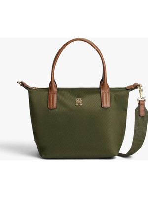 Tommy Hilfiger Popette Mını Tote Kadın Yeşil Çanta - AW0AW17709