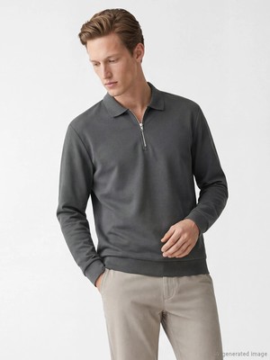 Lc Waikiki Yeni Sezon Polo Yaka Erkek Sweatshirt
