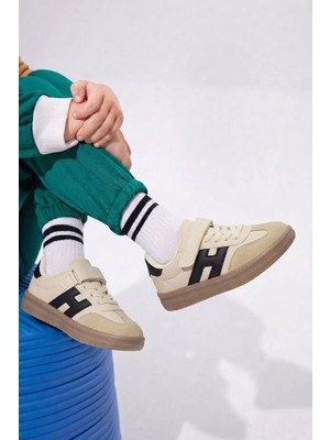 Albishoes Unisex Kız Erkek Çocuk Cırtlı Rahat Taban Esnek Günlük Okul Çocuk Sneaker Spor Ayakkabı