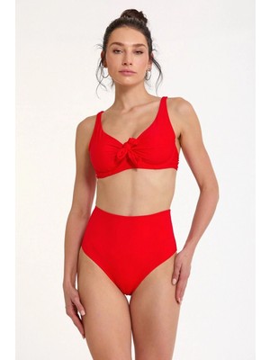 Pileli Store Argento 1475-3028 Kadın Fiyonklu Bikini Takımı