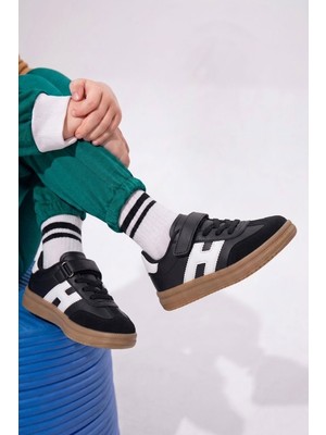 Albishoes Unisex Kız Erkek Çocuk Cırtlı Rahat Taban Esnek Günlük Okul Çocuk Sneaker Spor Ayakkabı