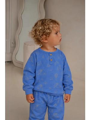 Cigit Pijama Takımı 1-5 Yaş Mavi