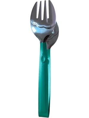 Mey İthalat Gümüş Yeşil Paslanmaz Çelik Salata Maşası, Bpa Free, 1 Adet