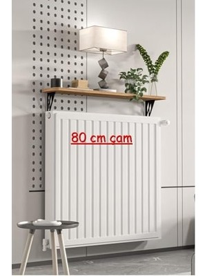 Mey İthalat Montajsız Çam Petek Üstü Metal Raf 80 cm 20080