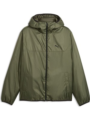 Puma Essentials Ligth Padded Erkek Haki Kapüşonlu Mont