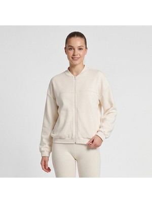 Hummel Ember Kadın Ekru Dik Yaka Ceket
