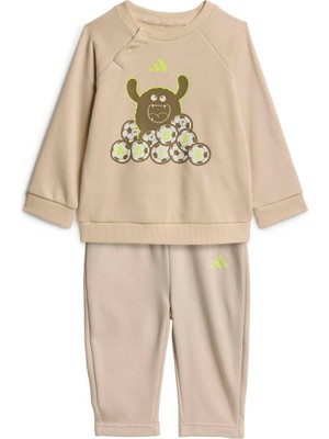 Adidas Monster Bebek Bej Eşofman Takımı