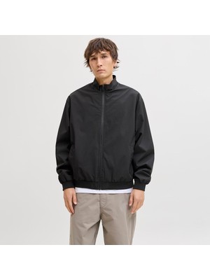 Jack & Jones Jack&jones Charge Stand Collar Bomber Erkek Siyah Dik Yaka Ceket