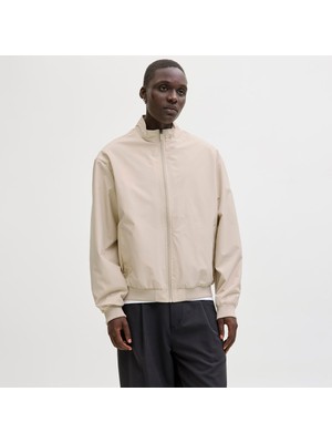 Jack & Jones Jack&jones Charge Stand Collar Bomber Erkek Bej Dik Yaka Ceket
