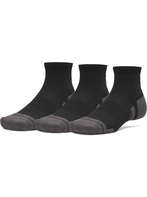 Under Armour Performance Tech Quarter 3' Lü Siyah Çorap